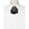 thumbnail image 4 of INSPIRE CHIC Women's Rhinestone Brooch Pre-tied Ribbon Elegant Ties Black, 4 of 5