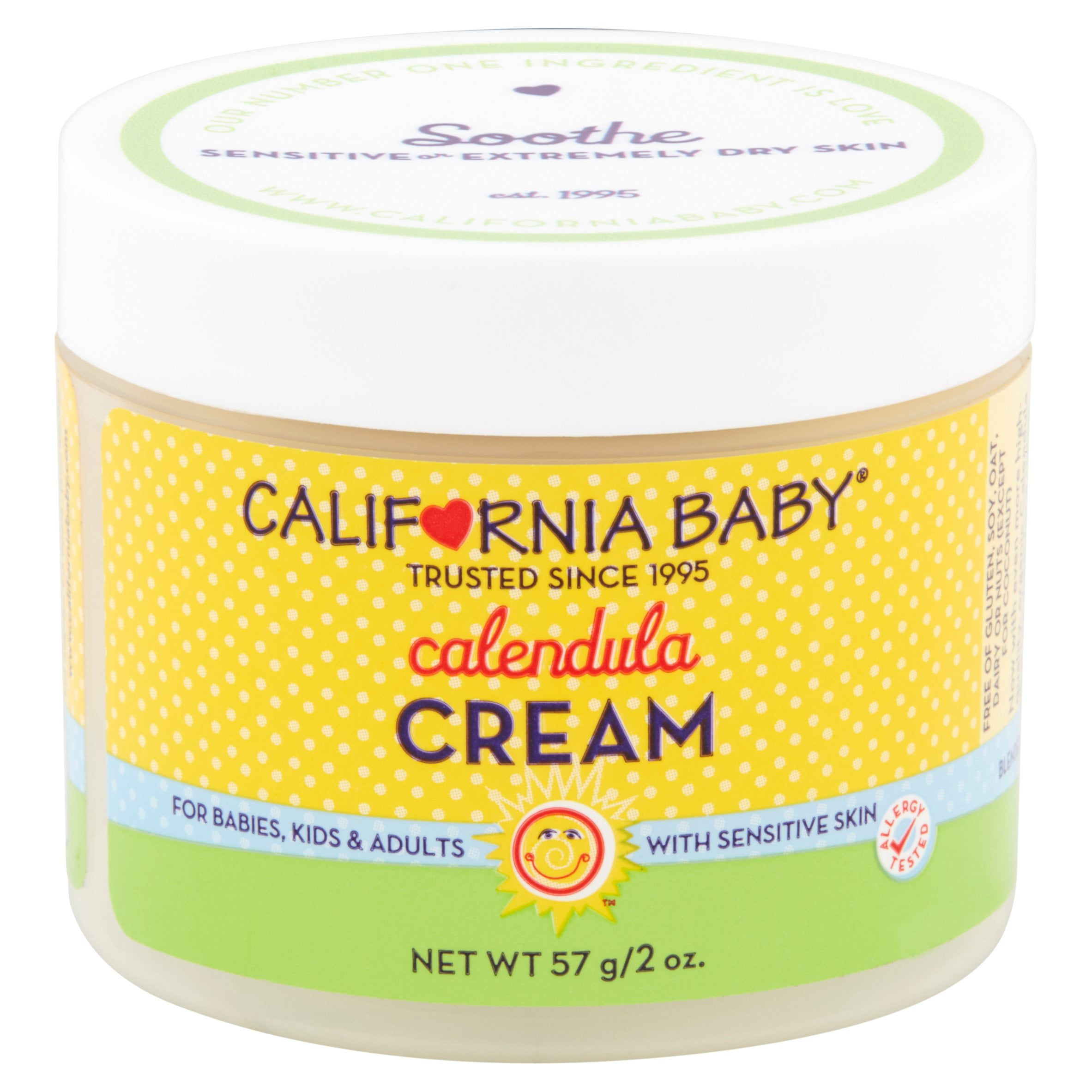 California Baby Calendula Cream, 2 Oz 