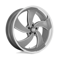 Us Mag U133 Desperado 22X10.5 5X127 1Et 72.7Cb Anthracite Milled Diamond Cut Milled Wheel