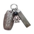 thumbnail image 3 of Car Key Fob Cover Protector Wear Resistant Waterproof Soft Automotive Key Holder Gray Black, 3 of 9