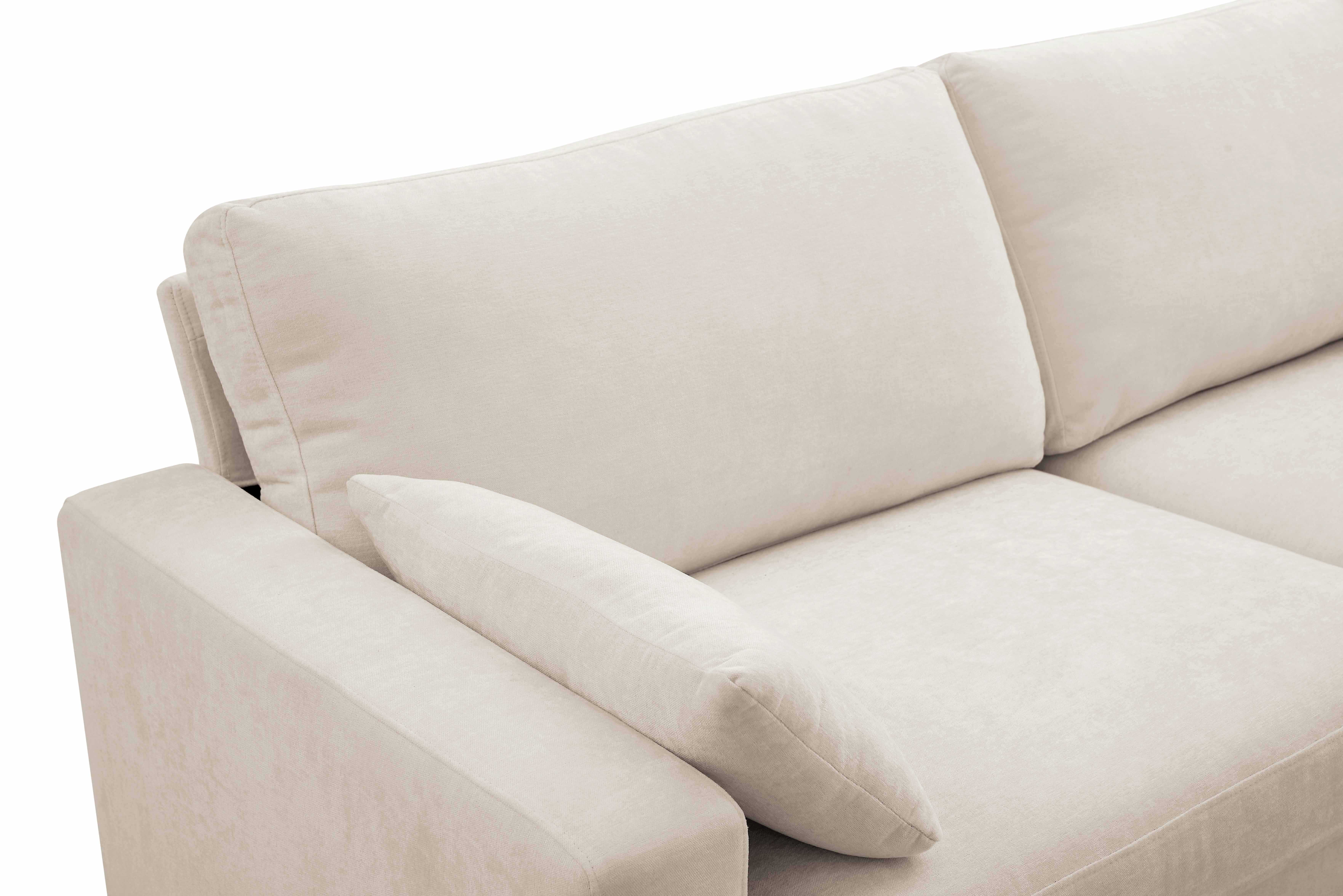 Lunale 79" Loveseat Sofa, Modern Chenille Cloud Couch for Living Room, Apartment, Black