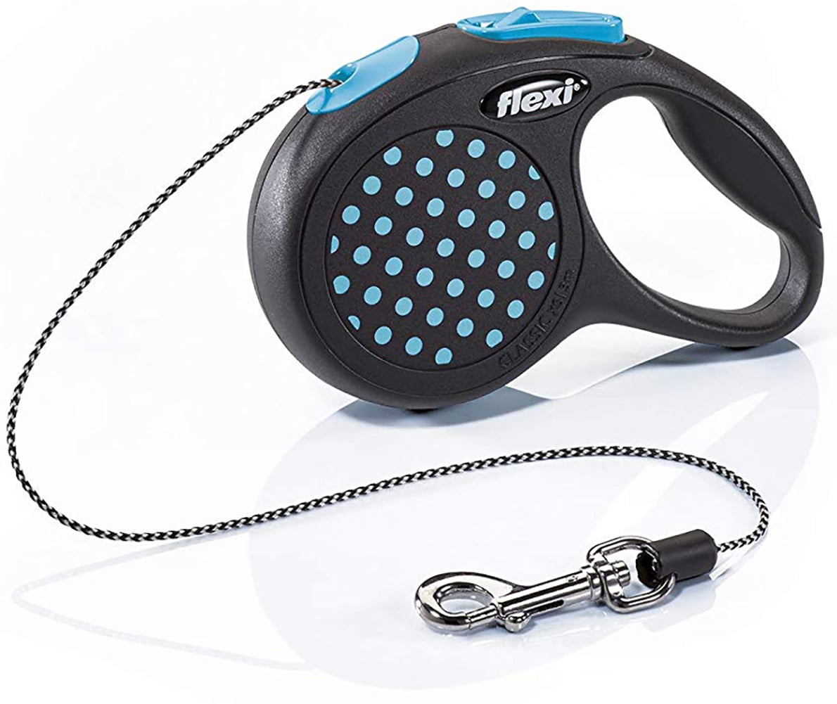FLEXI Design Cord Dog Leash XS 3M (10ft)up to 17lbs(8kg) Blue