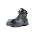 thumbnail image 2 of Ridge Men 6" Waterproof Leather Non-Slip Tactical Military Work Black Shoe Boot - Size 9.5W, 2 of 6