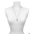 thumbnail image 3 of Delight Jewelry Stainless Steel Disc Nevertheless She Persisted Silvertone Best Friends Forever Bar Charm Necklace, 23", 3 of 4
