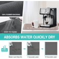 thumbnail image 4 of Coffee Bar Mat for Countertops 18inx24in,Absorbent Hide Stain Anti-Slip Cafe Bar Accessories Fit Under Coffee Machine Mat,dish drying mats for kitchen, 4 of 8