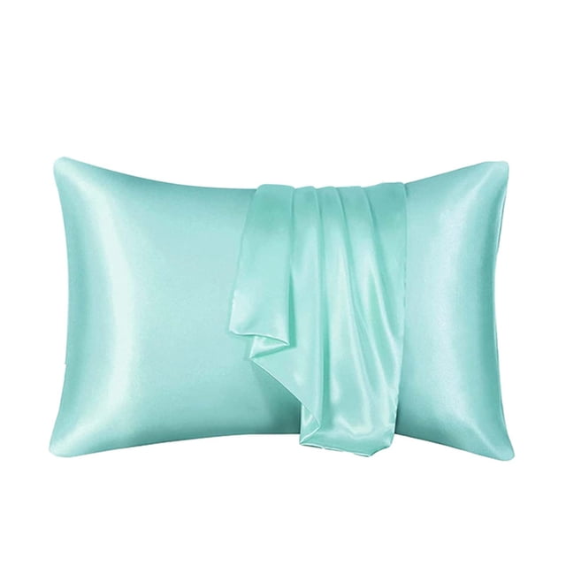 Cubierta de Almohada Del Cuerpo de Satén Funda de Almohada Del Pelo Y la Piel Funda de Almohada Tamaño Estándar Y Funda de Almohada de Satén Suave 1 Pieza 20x30 Pulgadas Funda de Almohada de Satén Par