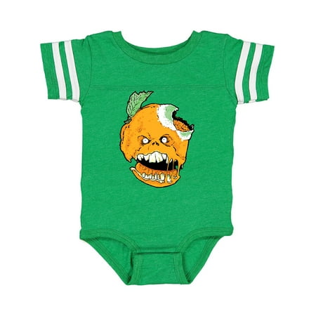 

Inktastic Snarling Zombie Orange Gift Baby Boy or Baby Girl Bodysuit