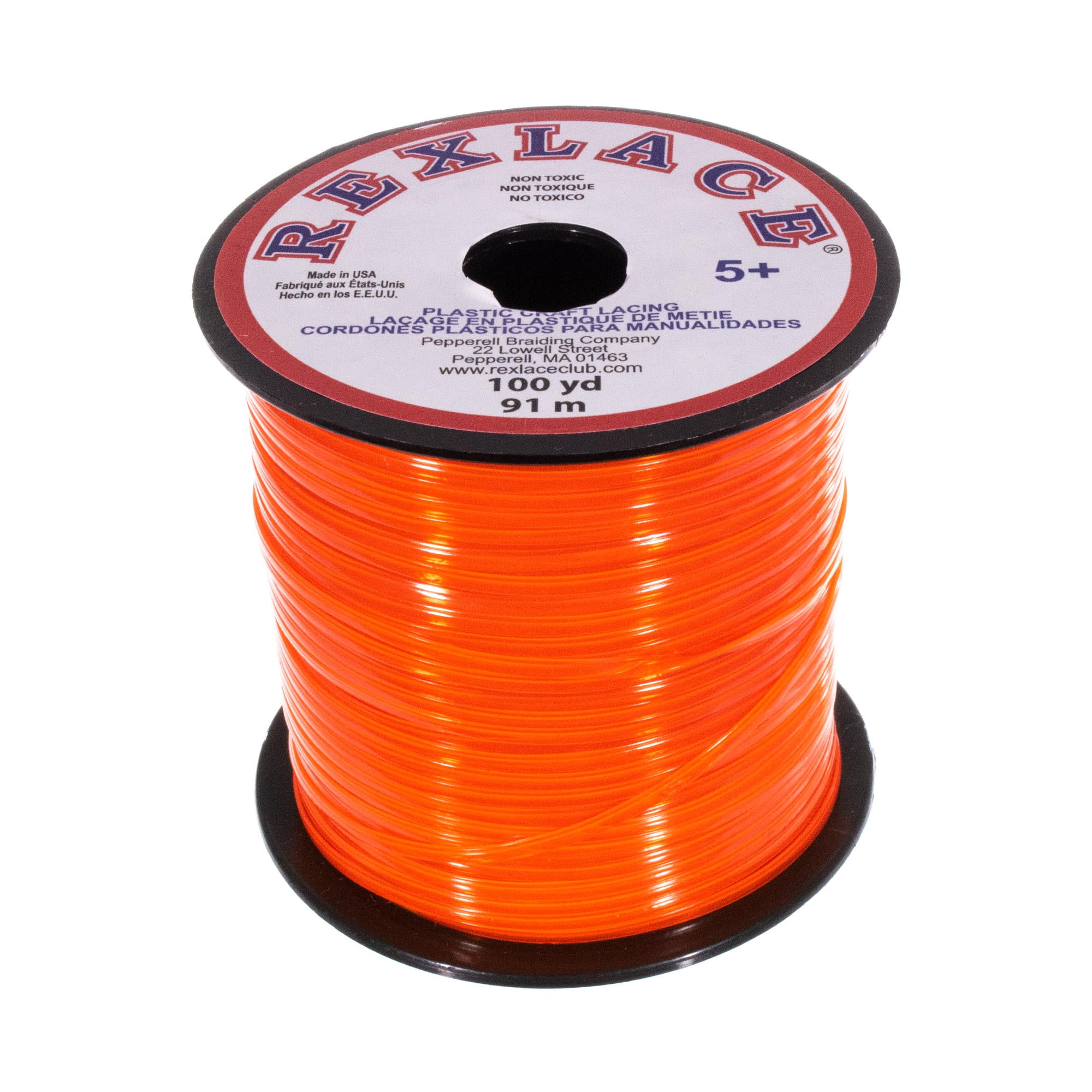 RX100-31 3 Pack Rexlace Plastic Lacing .0938"X100yd-Nite Glow 