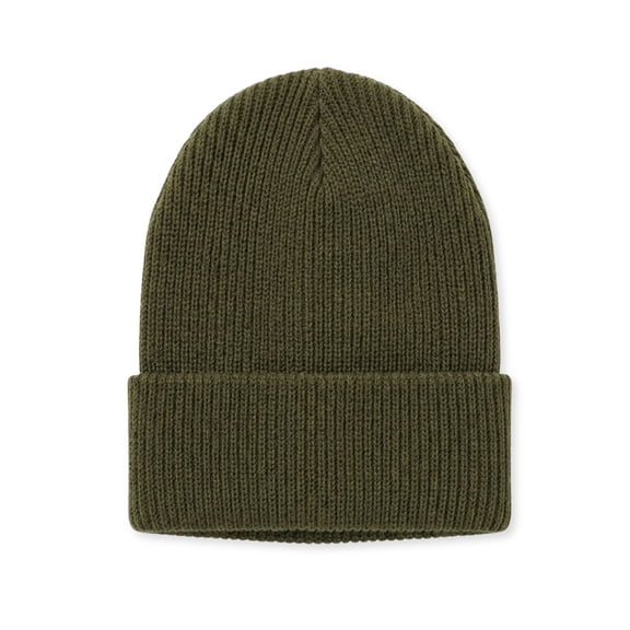 Wool Watch Cap Beanie, 100% Wool, Military Style, Made in USA, One Size, Olive Drab, Single