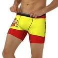 thumbnail image 5 of Men Spanish Flag Boxer Briefs Novelty Boxer Shorts Underwear No Fly, 5 of 7
