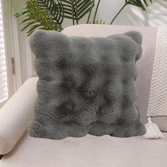 Xihbxyly Cojín Navideño Decorativo de Verano, Funda Moderna de Poliéster, Decoración para Sofá Cama, Porche, Acogedor Salón o Dormitorio, Beige, Verde y Rosa, 45 X 45 Cm, 1 Unidad.