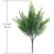 thumbnail image 4 of Arbusto artificial, planta de plástico, césped de bambú, arbusto verde falso, hojas verdes, para bodas, interiores y exteriores, hogar, jardín, balcón, 6 piezas, 4 of 5