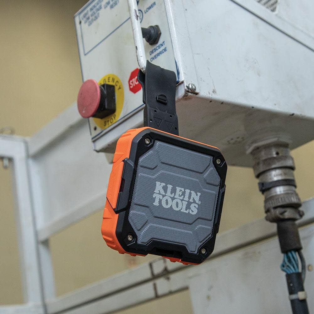 Klein Tools Bluetooth Speaker with Magnetic Strap, Orange/Black, AEPJS2