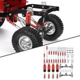 thumbnail image 3 of Milaget Upgrade RC Pièces de Rechange Amortisseur Support de Choc 1:16 pour WPL Camions Modèle de Modification de Remplacement Rouge, 3 of 9