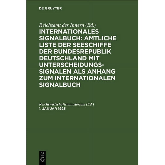 1. Januar 1925, (Hardcover)