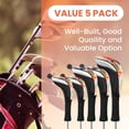 thumbnail image 2 of FINGER TEN Golf Club Head Covers Woods Driver Fairway Hybrid 3/4/5 Set, Headcovers Men 1 3 5 7 X Interchangeable Number Tag, Fit All Wood Clubs, 2 of 7