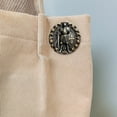 thumbnail image 5 of Fashion Templar Knight Cross Brooch Stainless Steel Round Lapel Pin Badge Handcrafted Lapel Pin Badge Brooch for Men Women, 5 of 7