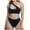 Z-Black724, variant on JIAYUE Women Swimsuit Sets One-Shoulder Asymmetrical Neck Bikini Two Piece Solid Color Splicing Hollow Out Summer Female Swimwear