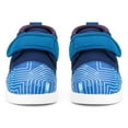 thumbnail image 2 of ikiki Cyber Stomp Squeakerless Toddler Shoes | Blue Circuit Board Pattern, 2 of 9