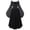 Black, variant on JULMCOMO Renaissance Dresses for Women Halloween Square Neck Long Bell Sleeve Medieval Flowy Maxi Dresses Front Lace Up Witch Cosplay Costumes Black XL