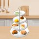thumbnail image 4 of Bandeja de dulces con forma de pastel de frutas de varias capas, colocada en primer plano, para aperitivos, para la mesa de centro de la sala de estar y el hogar., 4 of 6