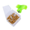 thumbnail image 2 of Luwecf Golf Shoe Spikes Comfort Easy to Install Universal Portable with Accessories Gold, 2 of 9