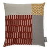 MoDRN Mid-Century Chainstitch Colorblock Decorative Throw Pillow, 20x20"