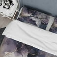 thumbnail image 4 of Designart "Exploring The Language Of Painting Purple III" Abstract Painting Bedding Covert Set - Modern Purple Abstract Bed Set With 2 Shams, 4 of 6