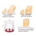 thumbnail image 5 of Juego de 4 protectores para patas de silla, muebles, universales, silicona y fieltro, transparentes, 5 of 5