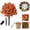 Orange, variant on 8 Types Bundles Artificial Flowers for Outdoors Decoration,Faux UV Resistant Violet Flowers with Leaves,for Garden Home Porch Outside Indoor Yard Home Patio Decor(Blue)