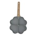 thumbnail image 4 of Nonstick Egg Frying Pan, Uniform Heating For Oil Free Cooking, Multifunctional Skillet, Easy To Clean, Wear  With Aluminum Alloy And Phenolic Plastic, 4 of 8