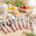 thumbnail image 5 of 7Pcs Kitchen Gadget Set, Stainless Steel Cooking Utensils with Comfort Grip Handles, Pink Kitchen Accessories for Cooking, Baking and Food Preparation, Home Kitchen Essentials, 5 of 7
