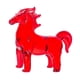 thumbnail image 2 of Figura de caballo de cristal decorativa, robusta y elegante, estatua de caballo, escultura animal para Rojo, 2 of 7