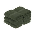 thumbnail image 2 of Premium Egyptian Cotton Highly Absorbent Assorted 6-Piece Plush Towel Set - 13" x 13", 2 of 6