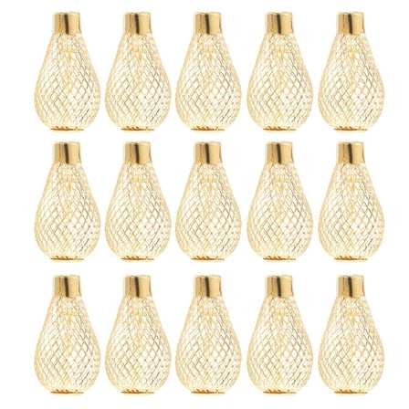 Homoyoyo Metal Hollow Out Lamp Shades Tone 20 Pieces Elegant Lighting Decor for Home and Room