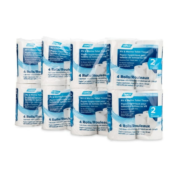 Camco 40271 RV & Marine Toilet Tissue, 2 ply - 32-Pack