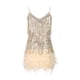 thumbnail image 4 of Vestido de fiesta Odeerbi ODB186425 Lentejuelas Pluma sin Mangas para mujer, 4 of 9