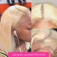 thumbnail image 2 of Colored Wigs 613 Blonde Bob Wigs Lace Front Wigs Human Hair Wigs Extension 13x4 Lace Front Wigs Brazilian Virgin Hair Short Straight Bob Wigs for Women, 2 of 7