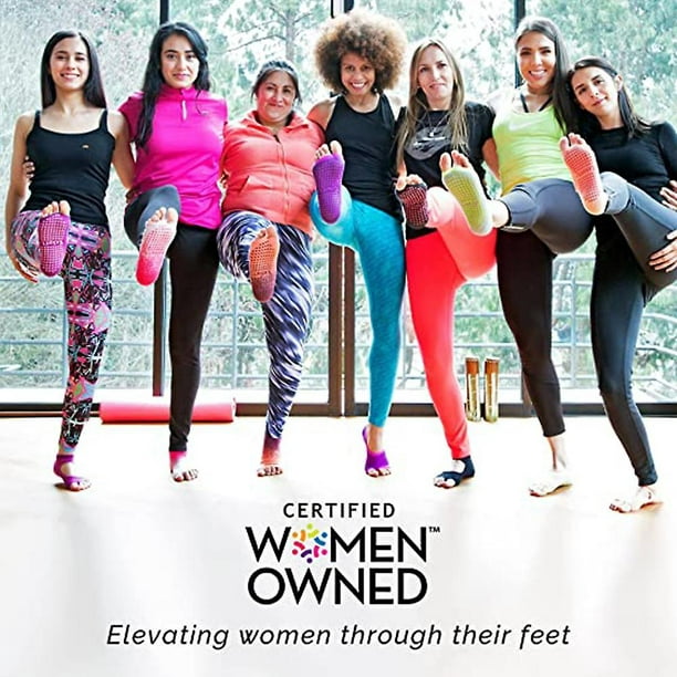Knee High Toeless Non Slip Long Grip Socks Women, Yoga, Barre, Pilates 