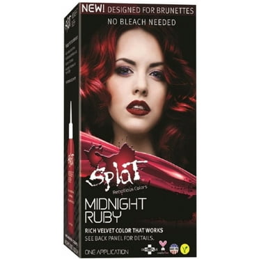 Splat Midnight Hair Color, Ruby, 6 oz (Pack of 3)