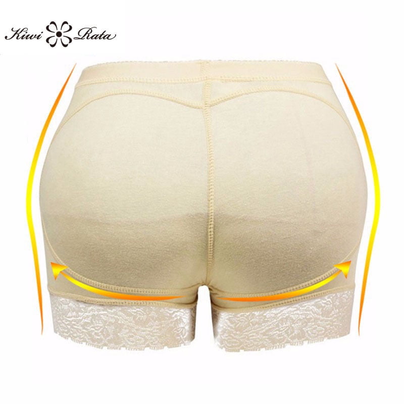 URPLITY Fake Butt Lifter Padded Panties Hip Enhancer Shaper Control Underwear Tummy Control Breathable Buttock Briefs Seamless Shapewear Curve Enhancing Boyshort for Women 