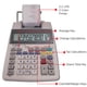 thumbnail image 3 of Calculadora de impresión Sharp El-1750V de escritorio de 12 dígitos, 3 of 5