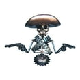 thumbnail image 2 of Beneky Cowboy Skeleton Gunman Figurine, Gunslinger Hood Ornament Scary Cowboy Gunslinger Hood Ornament Sculpture 3D Metal Automotive Emblems for Cars Hood Ornaments for Trucks, 2 of 5