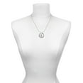 thumbnail image 3 of Delight Jewelry Silvertone Smile with Smiley Face Rectangle Joy Ring Charm Necklace, 18", 3 of 4