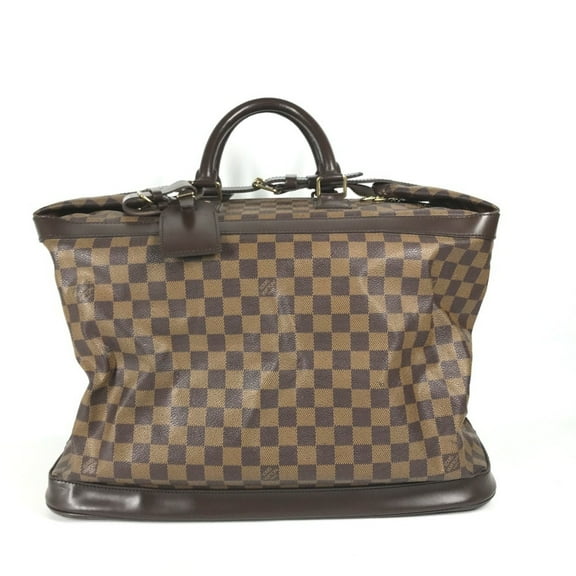 Pre-Owned LOUIS VUITTON N41160 Damier Grimo 45 Travel Bag Handbag Boston Canvas Men's... (Good)