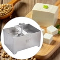 thumbnail image 1 of Prensa para hacer tofu Soledad Acero inoxidable 16cmx12cmx9cm, 1 of 10