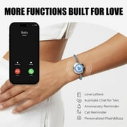 TOTWOO Candy Collection-Long Distance Touch Bracelets for Couples, Vibration & Light up for Love -Pair of Couples Bracelets | Long Distance Relationship Gifts for Girlfriend