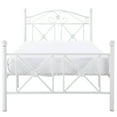 thumbnail image 2 of Modern Contemporary Bedroom Twin Bed Frame White, 2 of 4