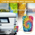 thumbnail image 6 of Yuyamidu Rainbow Whilpool Tie Dye Electric Tongue Jack Cover Universal Tongue Trailer Jack Protective Head Cover with Elastic Band Waterproof RV Jack Cover Accessories, 6 of 7