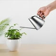 thumbnail image 6 of Stainless Steel Watering Can - 50oz (1500ml) Retro Design with Long Spout for Indoor/Outdoor - Rust-Resistant Metal Watering Pot for Gardens, Flowers & Succulents, 6 of 7